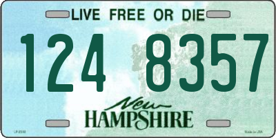 NH license plate 1248357