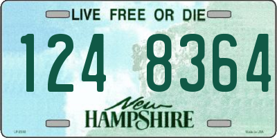 NH license plate 1248364