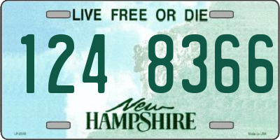 NH license plate 1248366