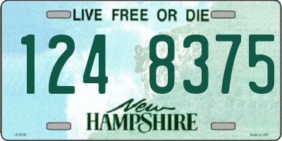 NH license plate 1248375