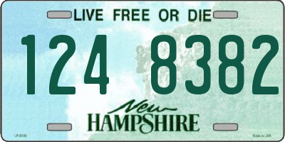 NH license plate 1248382
