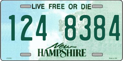NH license plate 1248384