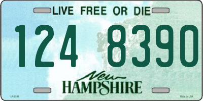 NH license plate 1248390