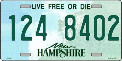 NH license plate 1248402