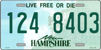 NH license plate 1248403