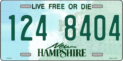 NH license plate 1248404