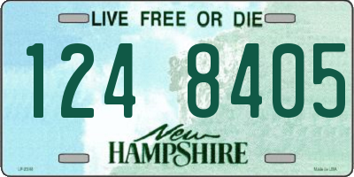 NH license plate 1248405
