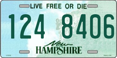 NH license plate 1248406