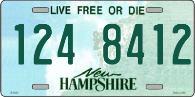 NH license plate 1248412