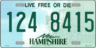 NH license plate 1248415