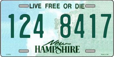 NH license plate 1248417