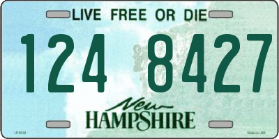 NH license plate 1248427