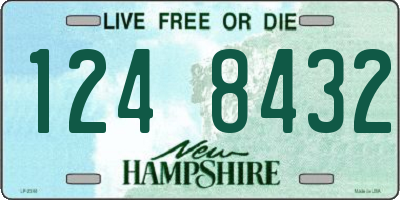 NH license plate 1248432
