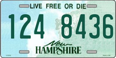 NH license plate 1248436