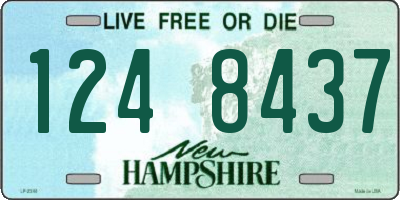 NH license plate 1248437