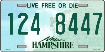 NH license plate 1248447