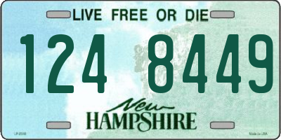 NH license plate 1248449