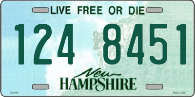 NH license plate 1248451