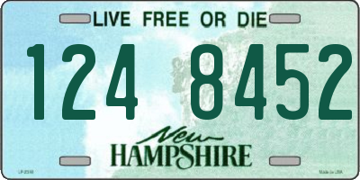 NH license plate 1248452