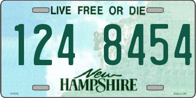NH license plate 1248454