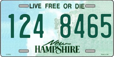 NH license plate 1248465
