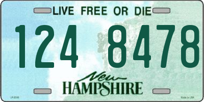 NH license plate 1248478