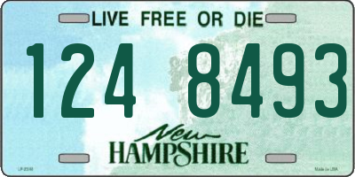 NH license plate 1248493