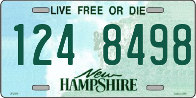 NH license plate 1248498