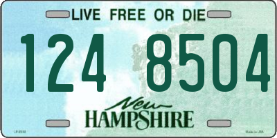 NH license plate 1248504