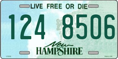 NH license plate 1248506