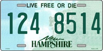 NH license plate 1248514