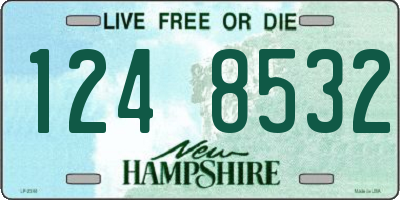 NH license plate 1248532