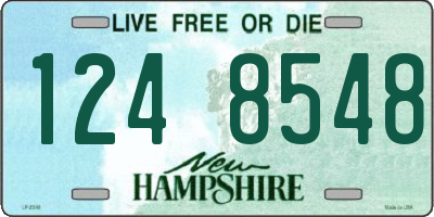 NH license plate 1248548