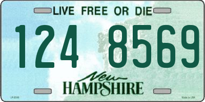 NH license plate 1248569