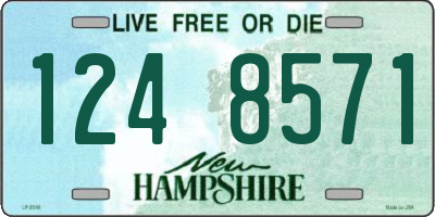 NH license plate 1248571