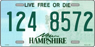 NH license plate 1248572