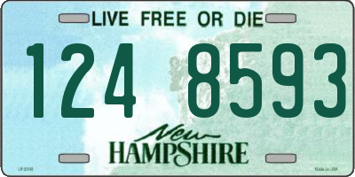 NH license plate 1248593