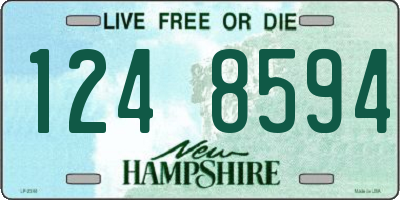 NH license plate 1248594