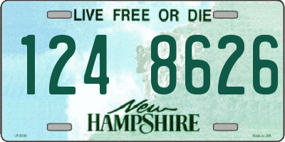 NH license plate 1248626
