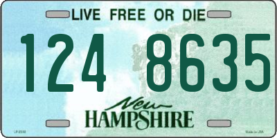 NH license plate 1248635