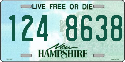 NH license plate 1248638