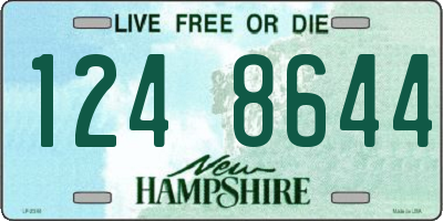 NH license plate 1248644