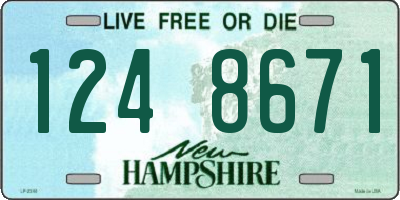 NH license plate 1248671