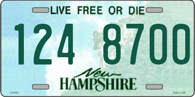 NH license plate 1248700