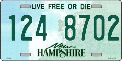 NH license plate 1248702