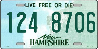 NH license plate 1248706