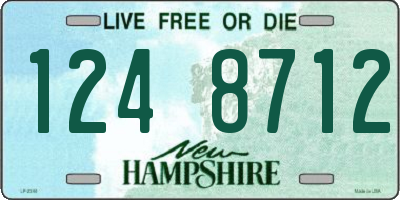 NH license plate 1248712