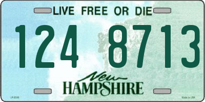 NH license plate 1248713