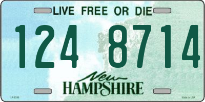 NH license plate 1248714