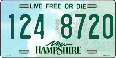 NH license plate 1248720